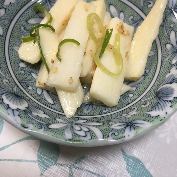 自然薯と刻み葱のわさび和え(*^^*)☆